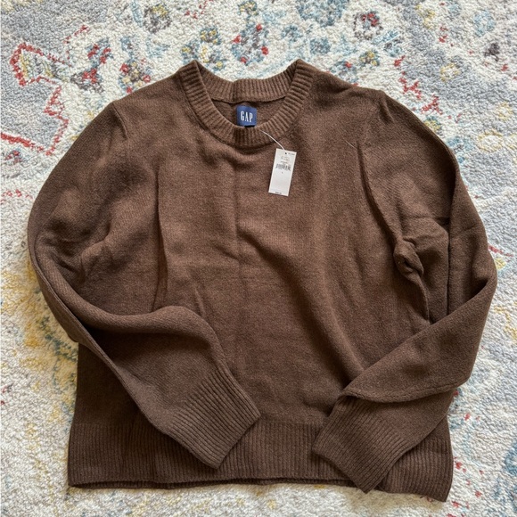 GAP Sweaters - GAP Womens Chocolate Brown Crewneck Sweater
